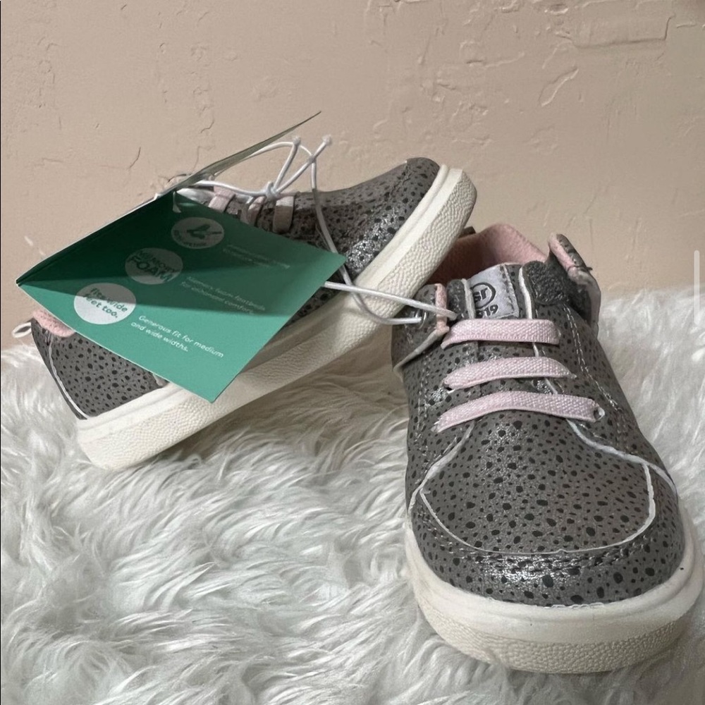 Grey toddler shoes